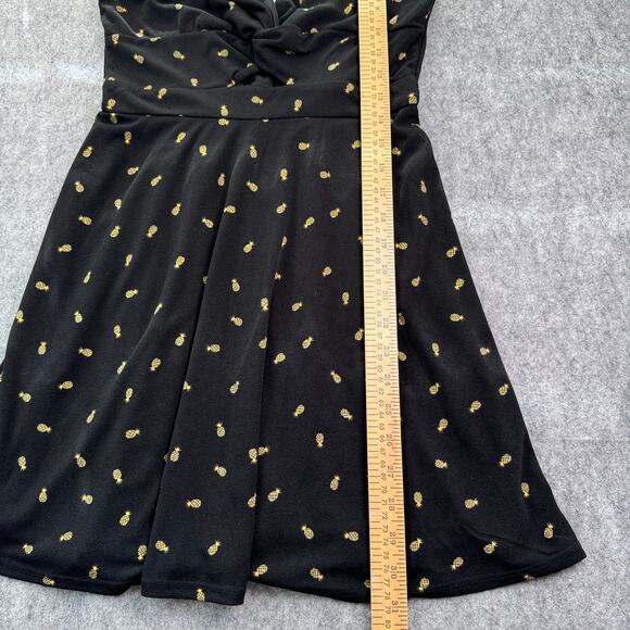 Blue Rain Women's‎ S NWT All Over Pineapple Print Mini Dress - Picture 3 of 8